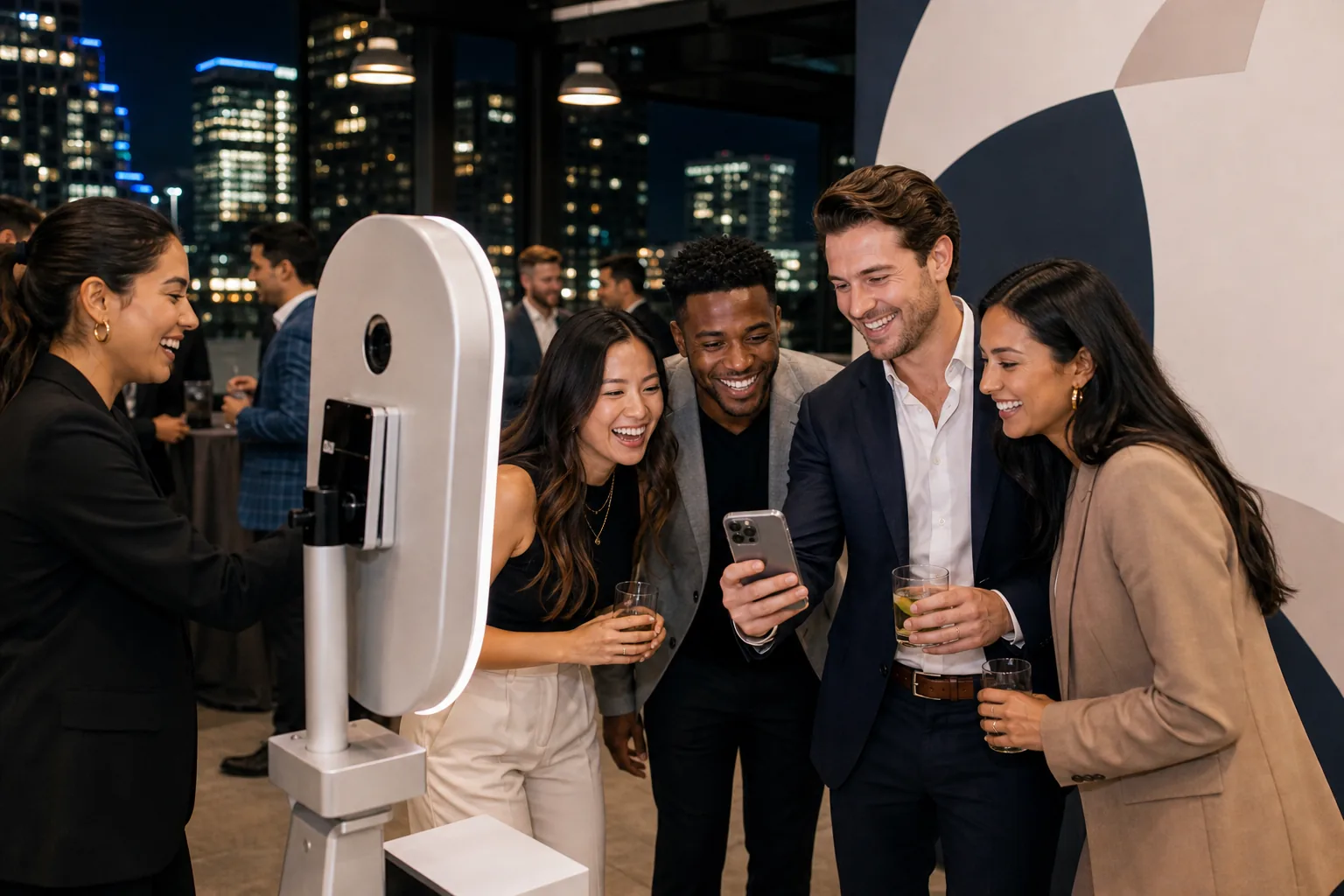 Corporate Events photo booth in Austin, Texas.