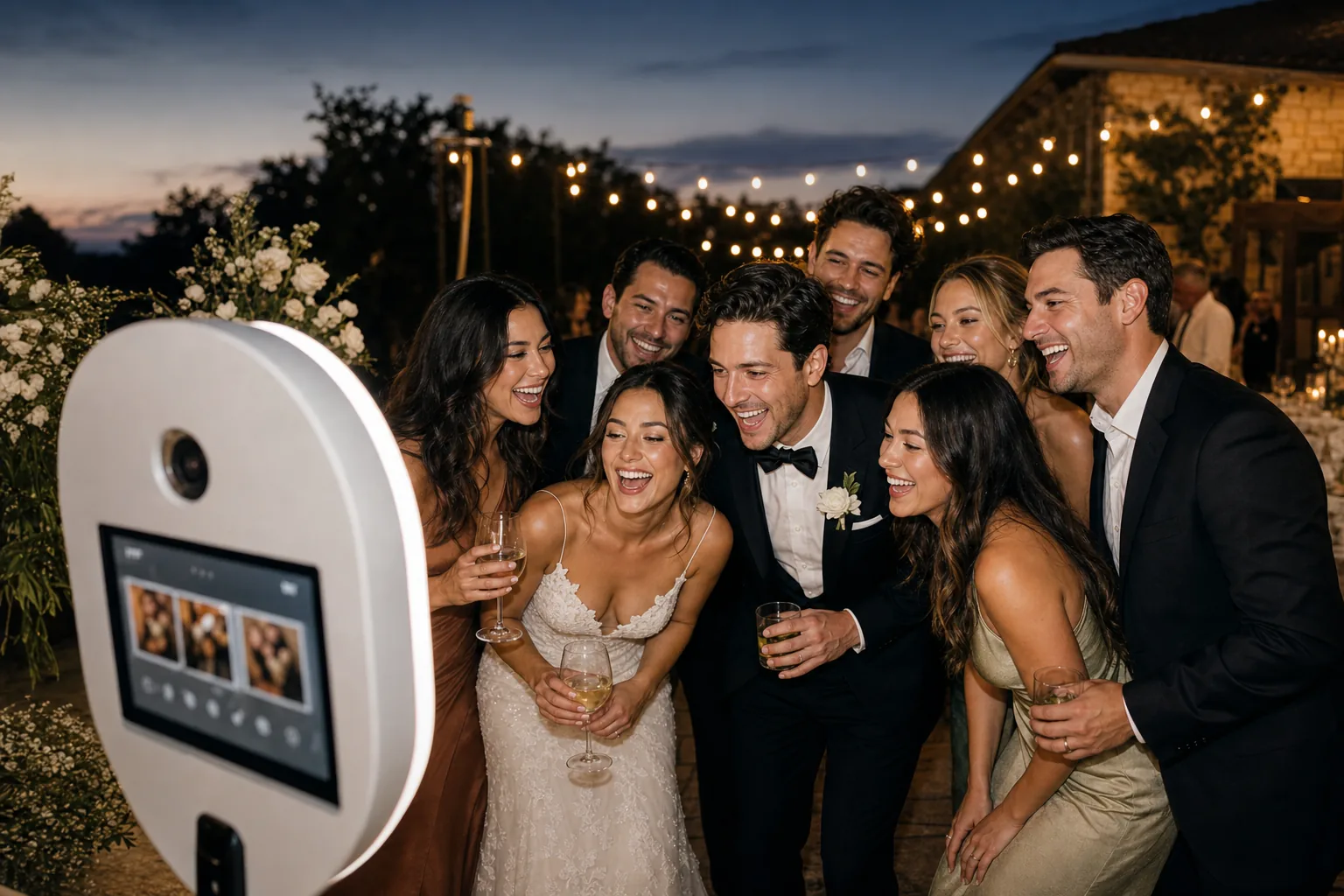 Weddings photo booth in Austin, Texas.