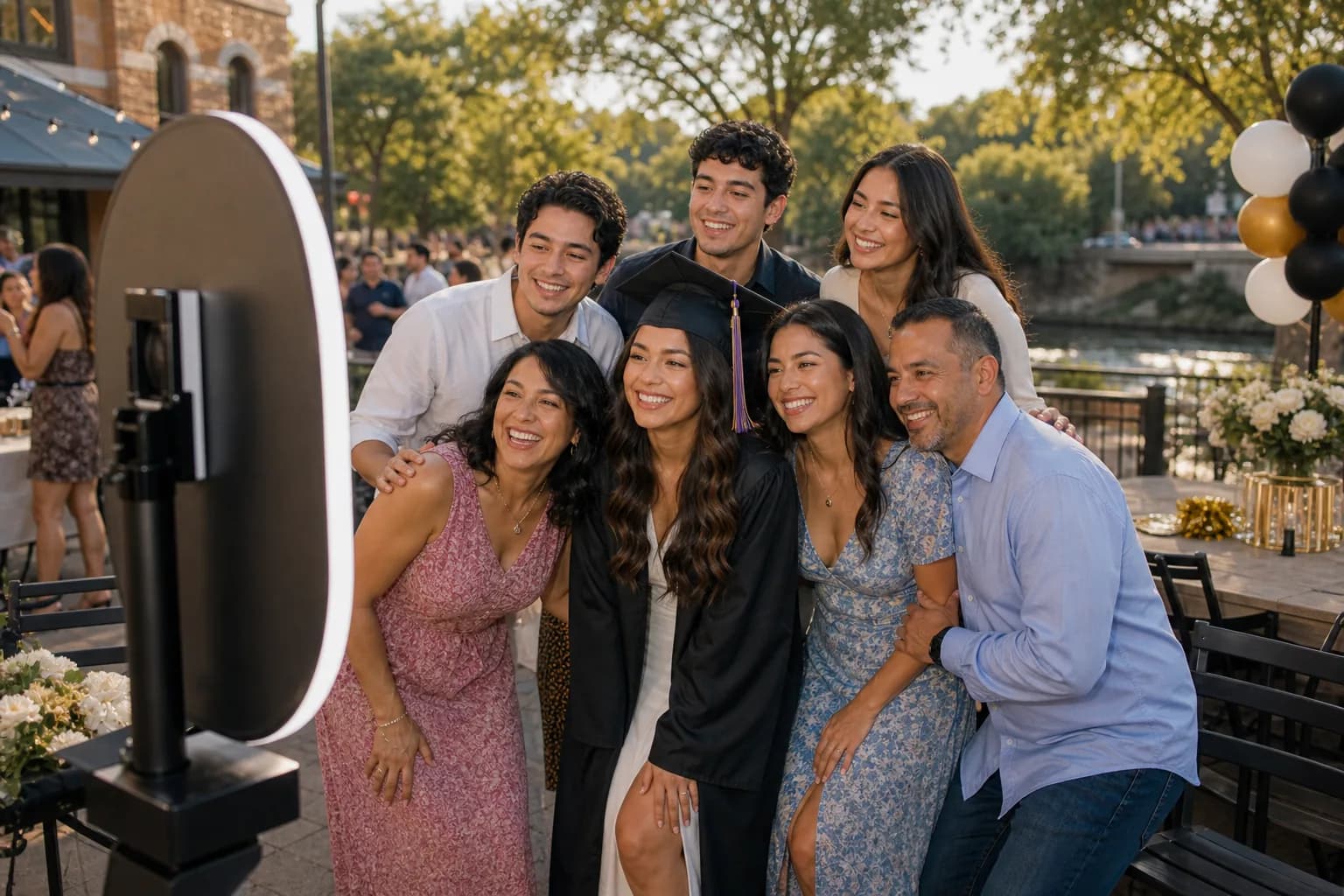 Photo booth at an event in San Marcos, Texas.
