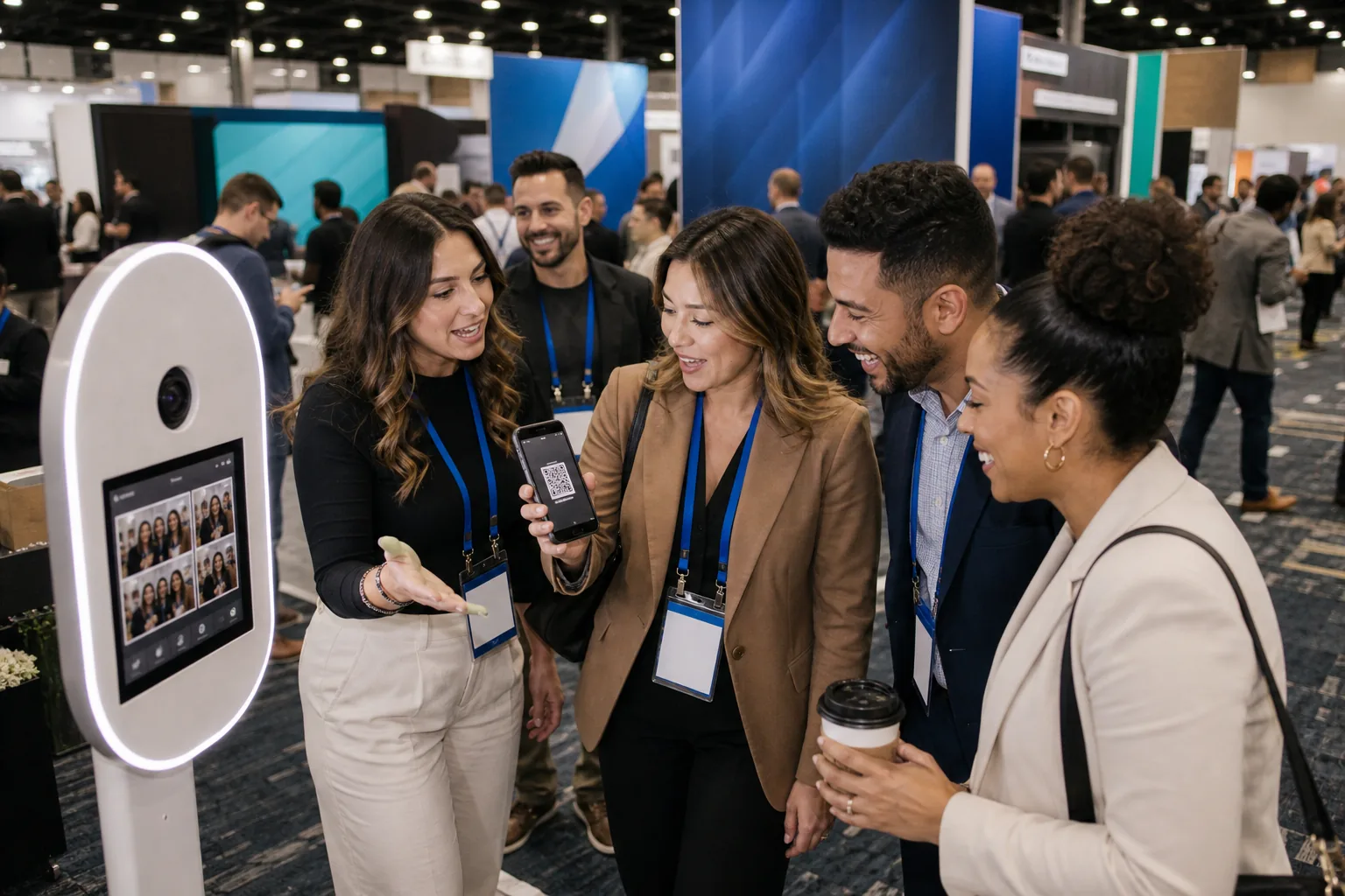 Trade Shows photo booth in Austin, Texas.