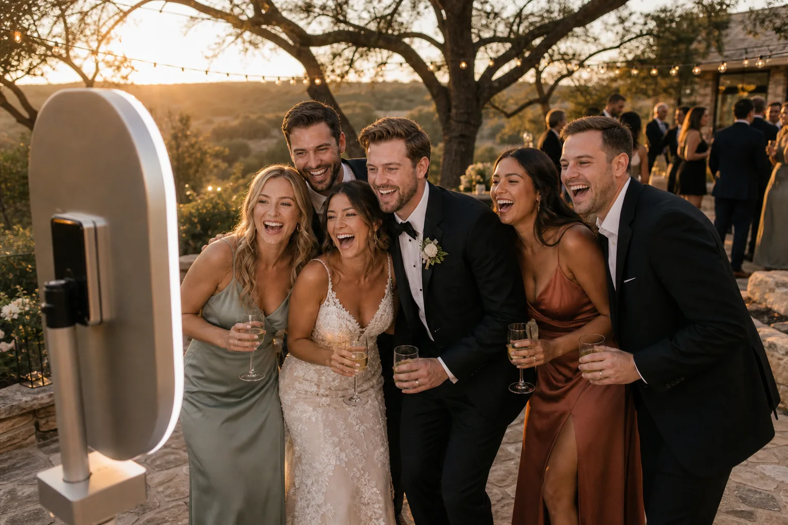 Photo booth at an event in Dripping Springs, Texas.