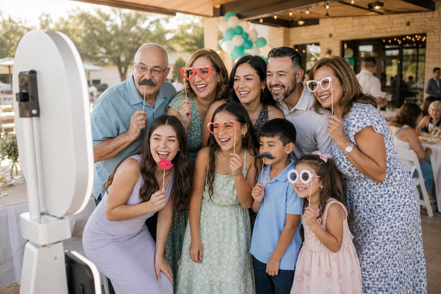 Photo booth at an event in Round Rock, Texas.